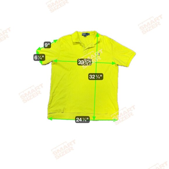 Ralph Lauren Polo Shirts Mens XL Blue & Bright Yellow Cotton Lot 2 Short Sleeve - Picture 5 of 11